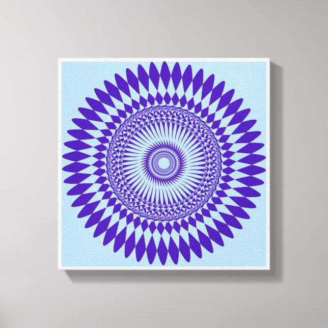 Geometric Pattern Canvas Print (Front)