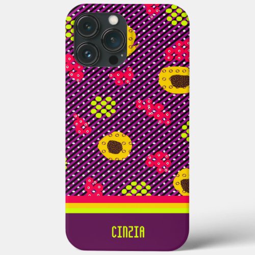 Geometric pattern iPhone 13 pro max case