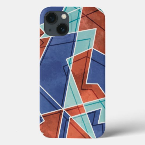 Geometric Pattern iPhone 13 Case