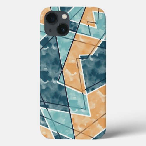 Geometric Pattern iPhone 13 Case