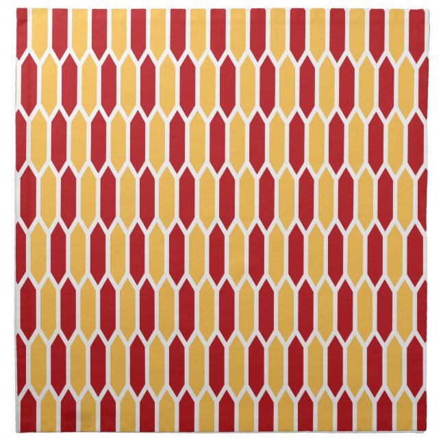 Geometric Pattern Cloth Napkin (Front)
