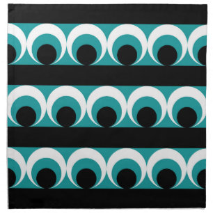 Geometric pattern cloth napkin