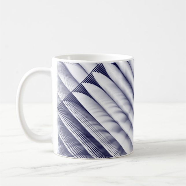 Geometric Pattern Coffee Mug (Left)