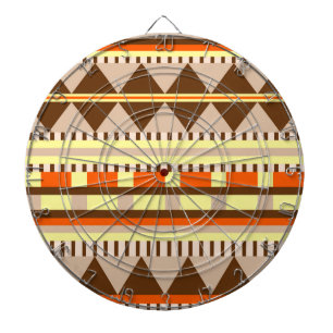 Geometric pattern dart board