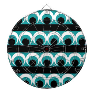 Geometric pattern dart board