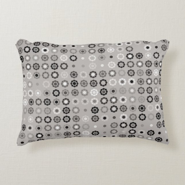 Geometric pattern design abstract, art, graphic de accent pillow (Front)