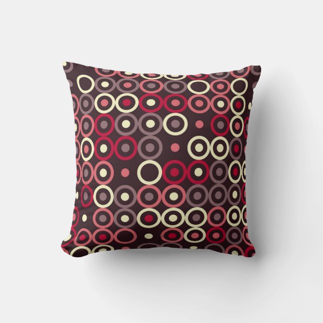 Geometric pattern design abstract, art, graphic de throw pillow (Front)