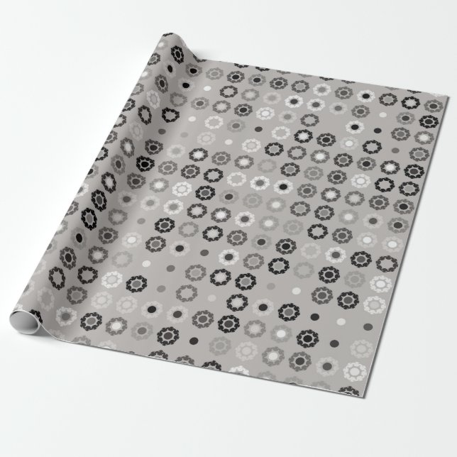 Geometric pattern design abstract, art, graphic de wrapping paper (Unrolled)