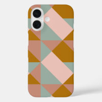 Geometric Pattern Design in Earthy Pastel Color