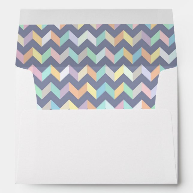 Geometric Pattern Envelope (Back (Bottom))