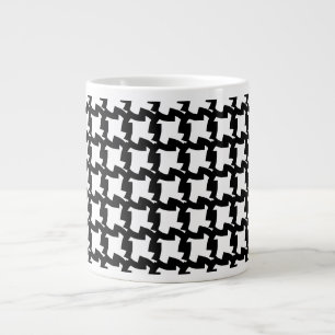 Geometric Pattern Giant Coffee Mug