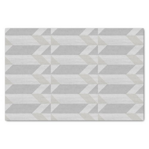 geometric pattern gray wood tissue paper