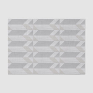 geometric pattern gray wood tissue paper