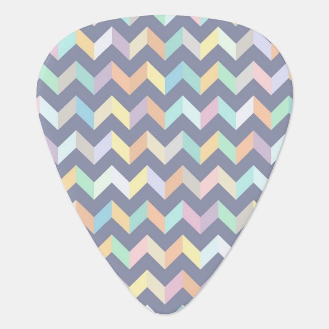 Geometric Pattern Guitar Pick (Front)