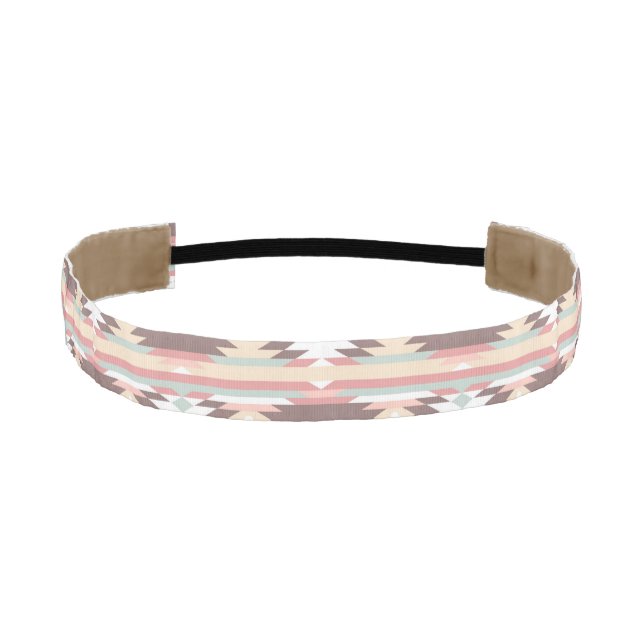 Geometric pattern in aztec style 2 athletic headband (Front)