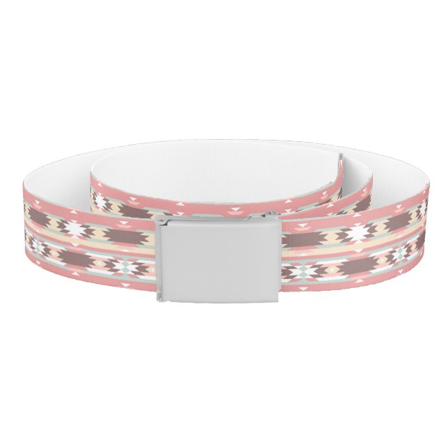 Geometric pattern in aztec style 2 belt (Coil)