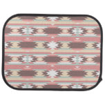 Geometric pattern in aztec style 2 car floor mat