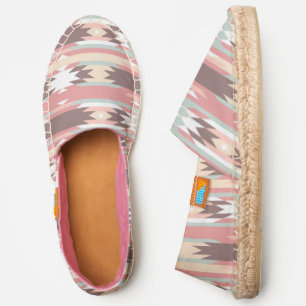 Geometric pattern in aztec style 2 espadrilles