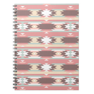 Geometric pattern in aztec style 2 notebook