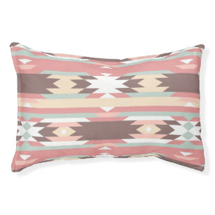 Geometric pattern in aztec style 2 pet bed