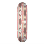 Geometric pattern in aztec style 2 skateboard deck