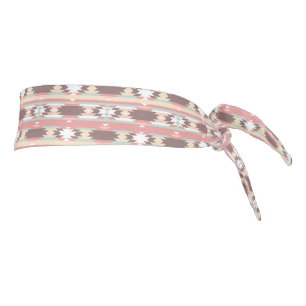 Geometric pattern in aztec style 2 tie headband