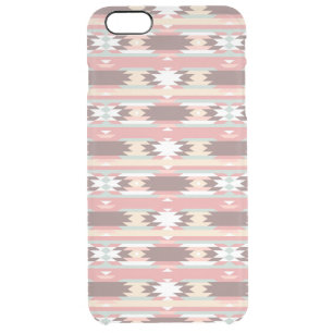 Geometric pattern in aztec style 2 clear iPhone 6 plus case