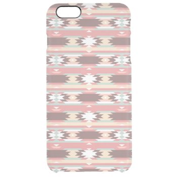 Geometric Pattern In Aztec Style 2 Clear Iphone 6 Plus Case by boutiquey at Zazzle