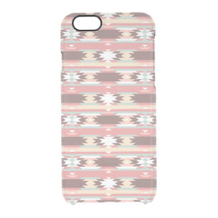 Geometric pattern in aztec style 2 clear iPhone 6/6S case