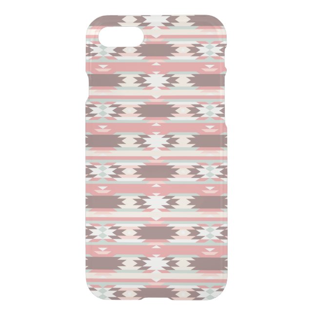 Geometric pattern in aztec style 2 uncommon iPhone case (Back)