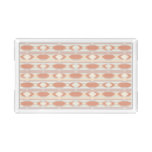 Geometric pattern in aztec style 3 acrylic tray