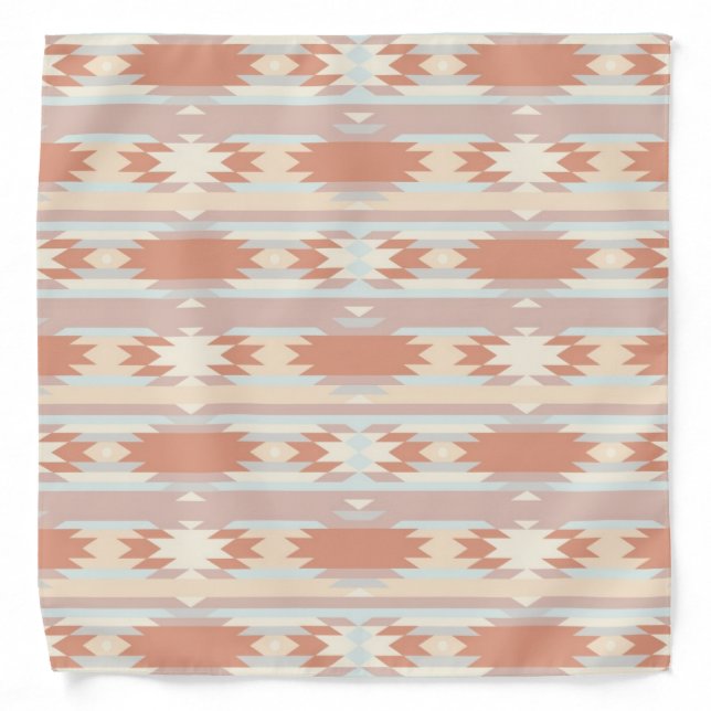 Geometric pattern in aztec style 3 bandana (Front)