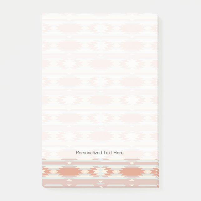 Geometric pattern in aztec style 3 post-it notes (Front)