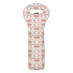 Geometric pattern in aztec style 3 wine bag