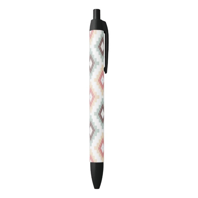 Geometric pattern in aztec style pen (Bottom (Vertical))