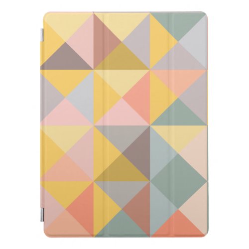 Geometric Pattern in Fall and Autumn Earth Tones iPad Pro Cover