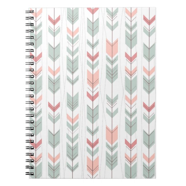 Geometric pattern in retro style notebook (Front)