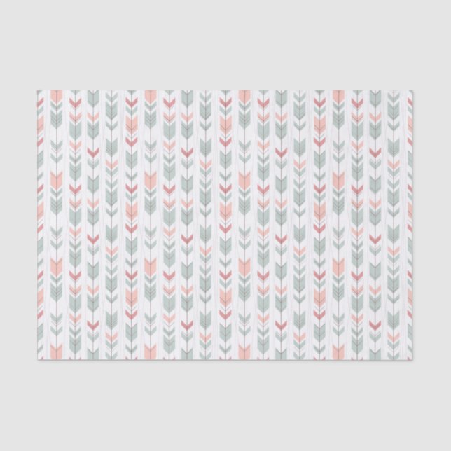 Geometric pattern in retro style tissue paper (Front)