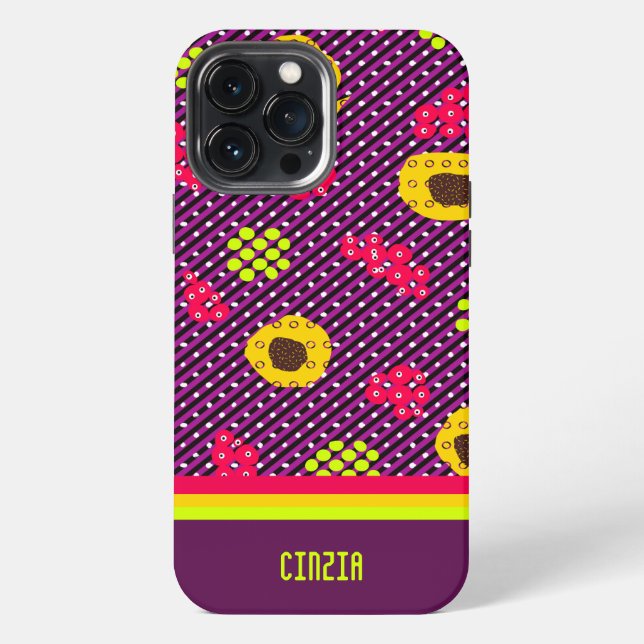 Geometric pattern iphone case (Back)