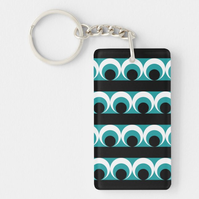 Geometric pattern keychain (Front)