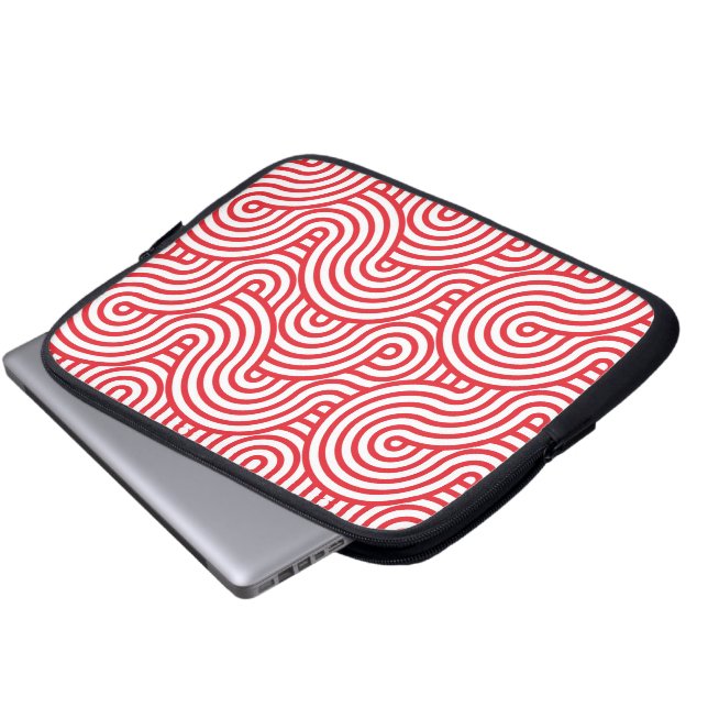 Geometric Pattern Laptop Sleeve (Front Bottom)