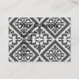 Geometric Pattern Lattice Business Card
