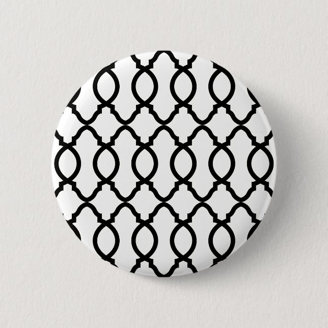 Geometric Pattern Lattice  Button (Front)