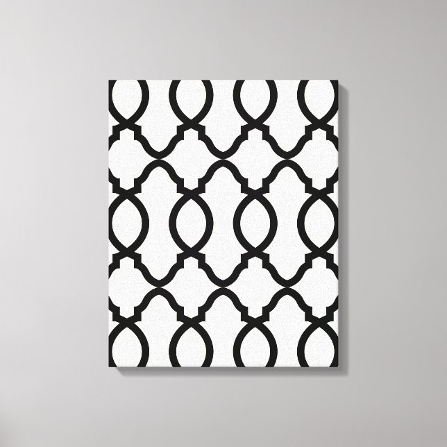 Geometric Pattern Lattice  Canvas Print (Front)