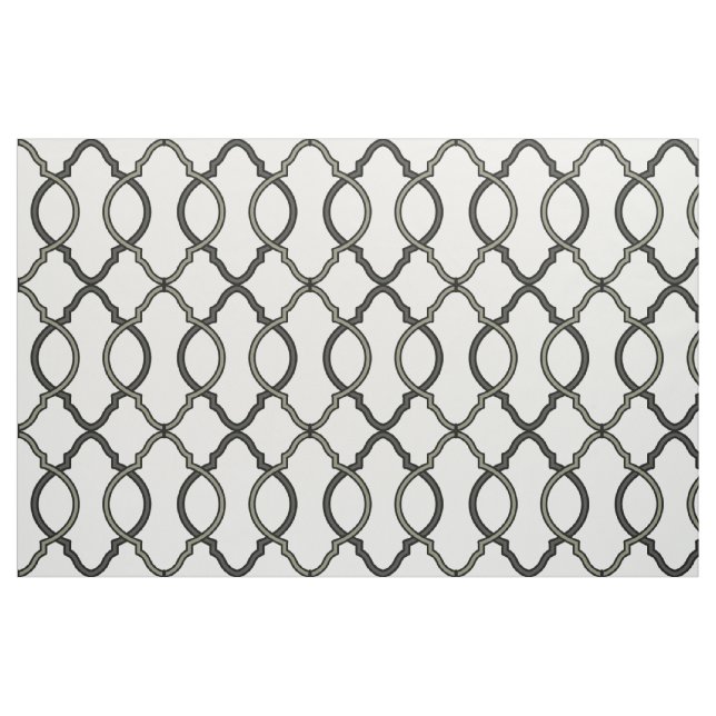 Geometric Pattern Lattice  Fabric (Yard)