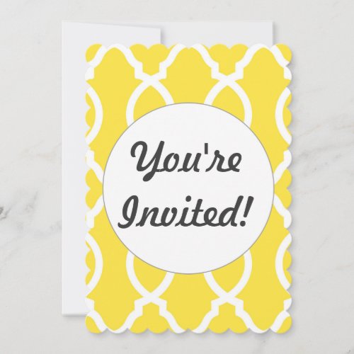 Geometric Pattern Lattice  Invitation