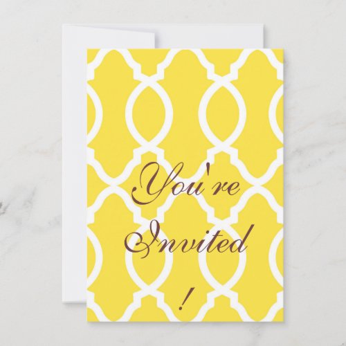 Geometric Pattern Lattice  Invitation