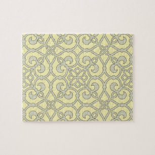 Geometric Pattern Lattice Jigsaw Puzzle