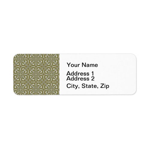 Geometric Pattern Lattice  Label