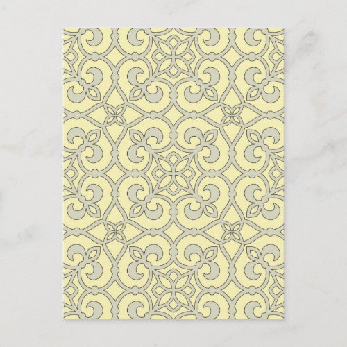 Geometric Pattern Lattice  Postcard